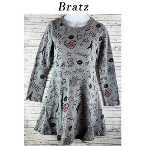 Bratz London NYC Paris Graphic Dress Size Large